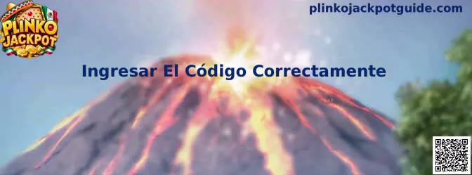 Guía para ingresar el código correctamente en Plinko Jackpot