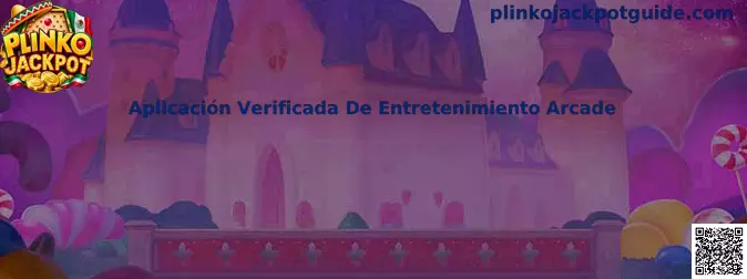 Interfaz ilustrativa de una experiencia arcade de tablero Plinko Jackpot