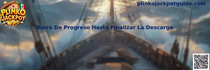 Ejemplo visual de una barra de progreso durante la descarga de Plinko Jackpot