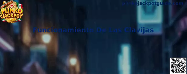 Representación del funcionamiento de las clavijas y los rebotes de una bola en Plinko Jackpot