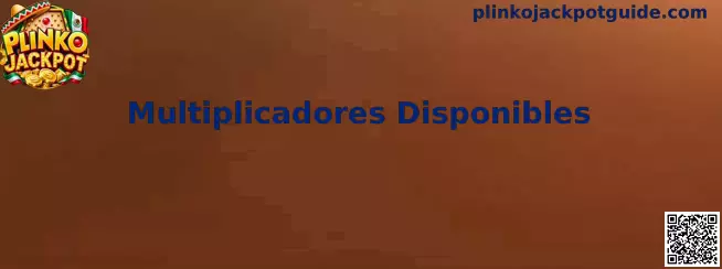 Representación visual de un tablero de Plinko Jackpot y sus multiplicadores disponibles