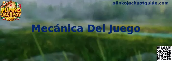 Diagrama explicativo sobre la Mecánica Del Juego y tablero de clavijas de Plinko Jackpot