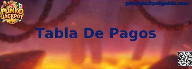 Referencia visual de la Tabla De Pagos y multiplicadores de Plinko Jackpot