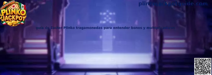 Imagen ilustrativa de la guía de Easter Plinko para conocer el tablero, los premios y los multiplicadores